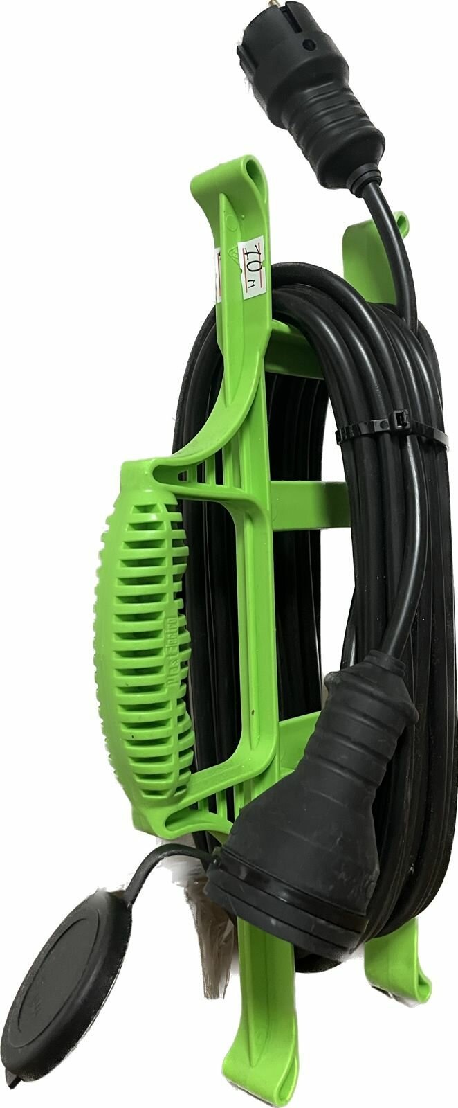 фото Удлинитель на рамке с ручкой/с 1 розеткой/20м 2x1,5 ПВС