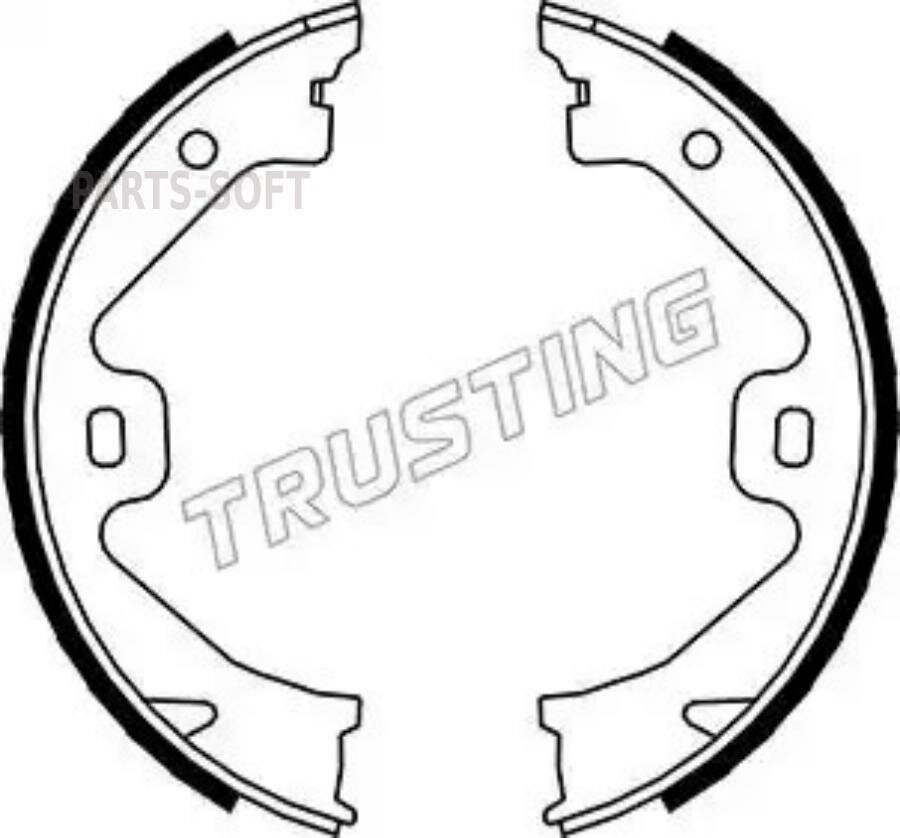 Тормозные колодки Trusting - фото №1