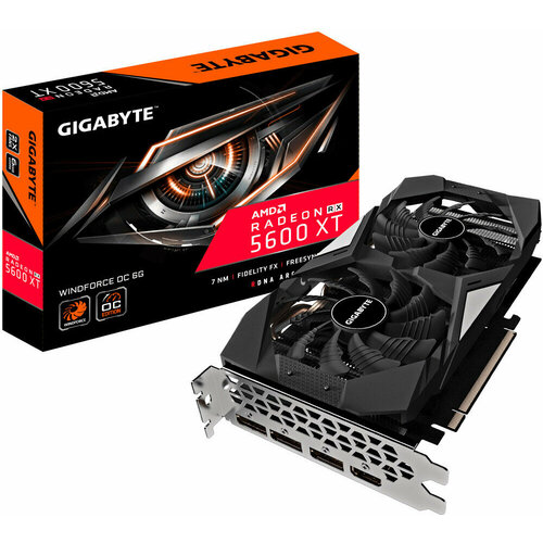 Видеокарта GIGABYTE AMD Radeon RX 5600 XT WINDFORCE OC (GV-R56XTWF2OC-6GD)