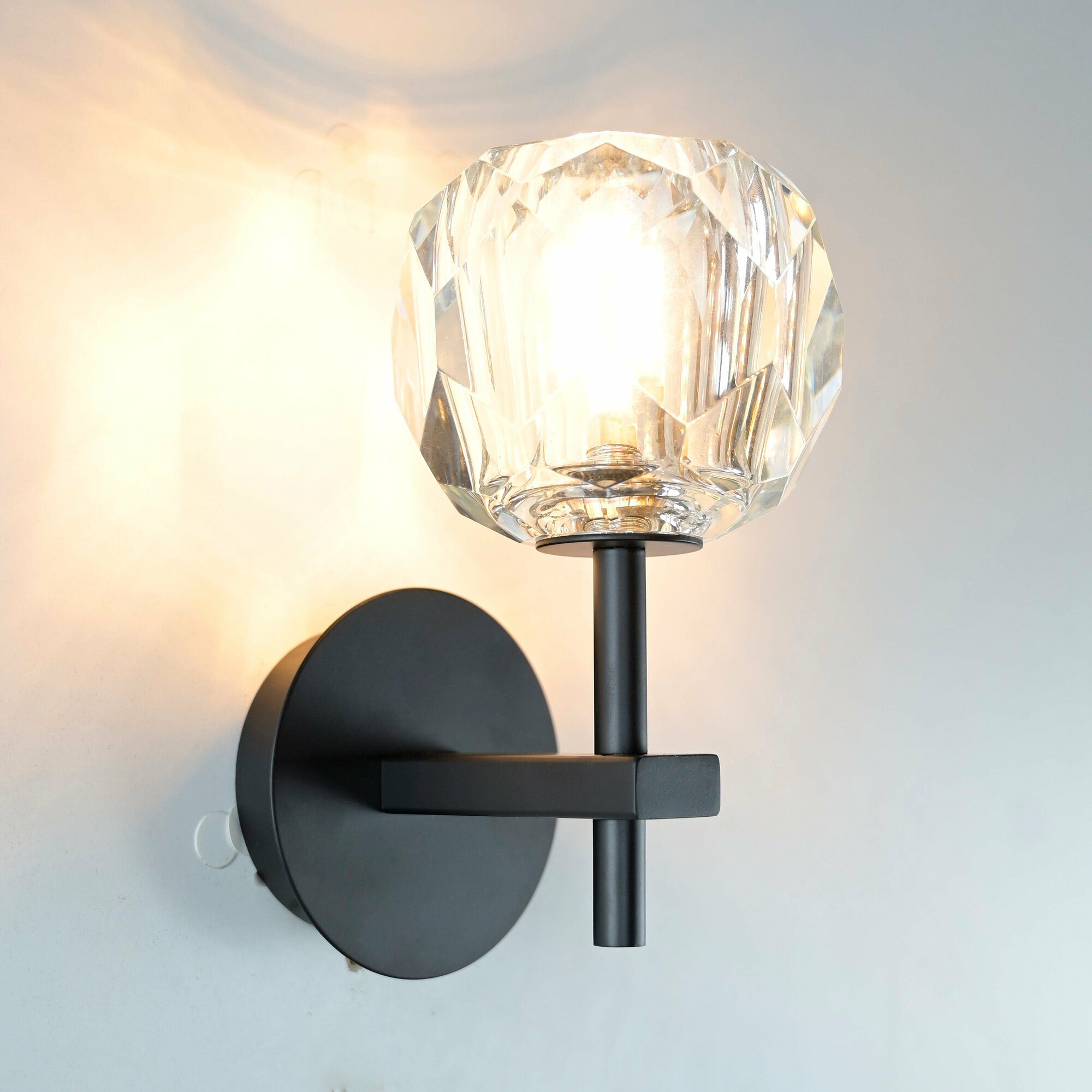 Бра RH Boule de Cristal Single Sconce Black