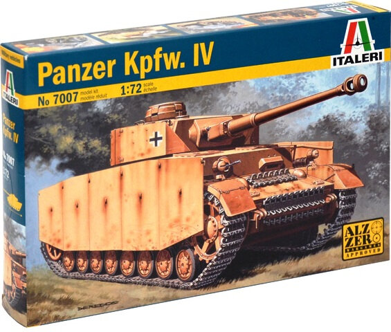 Сборная модель Немецкий танк Panzer IV (1/72)7007-Ital