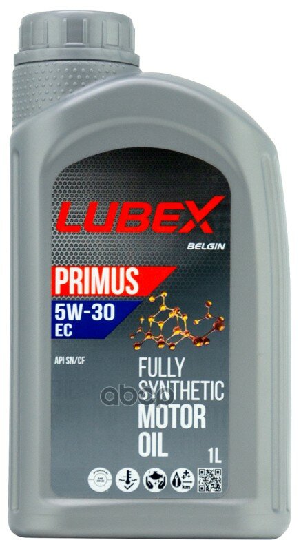 LUBEX Lubex Primus Ec 5W30 (1L)_Масло Моторное! Синтapi Sn, Api Cf