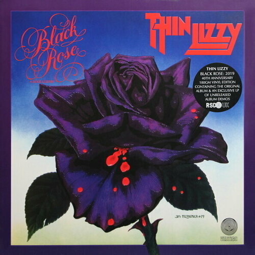 Виниловая пластинка Thin Lizzy - Black Rose A Rock Legend (2LP VINYL) RSD 2019. 2 LP виниловая пластинка thin lizzy black rose 0600753542521