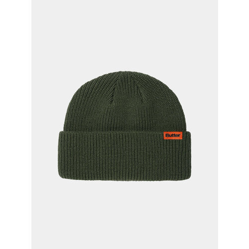 фото Шапка бини butter goods tall wharfie beanie, размер onesize, зеленый