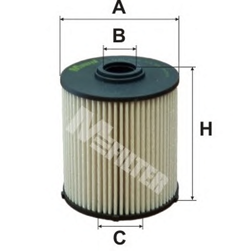 MFILTER DE 3120 (6110900051 / 6110900652 / 6110920005) фильтрующий элемен топлива\ mb w202 / w210 / w220 2.0cdi-3.2cdi ом611