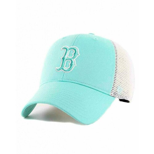 Бейсболка '47 Brand Бейсболка летнаяя с сеткой '47 Brand FLAGSHIP MVP Boston Red Sox TF Tiffany Blue, размер os, зеленый, белый бейсболка 47 brand b grvsp02cnp cm boston red sox mlb размер one