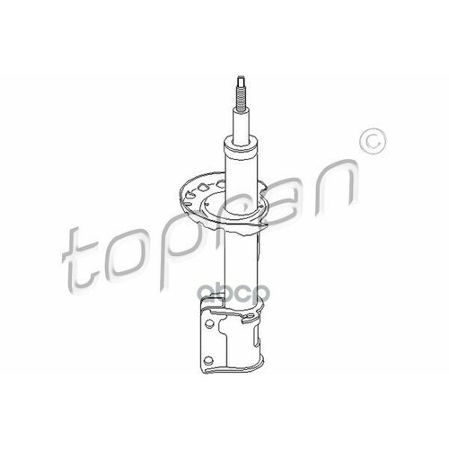 Амортизатор (Замена Для Hp-206548755) topran арт. 206548001