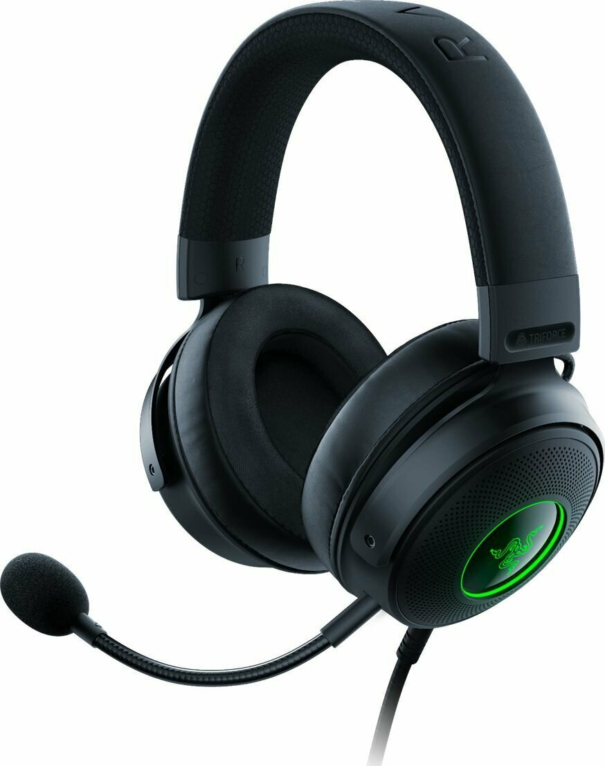 Наушники геймерские / игровые Razer Kraken V3 зеленый (RZ04-03770200-R3M1)