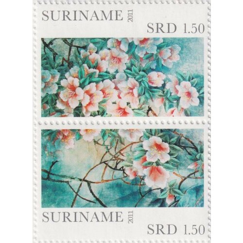 Почтовые марки Суринам 2011г. Флора - Цветы Азалии Цветы, Флора MNH