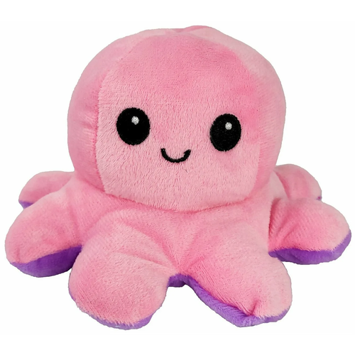 фото Мягкая игрушка вывернушка осьминожка, цвет фиолетово-розовый panawealth inter holdings