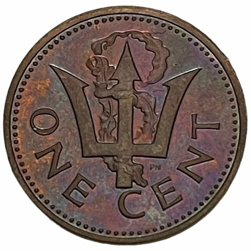 Барбадос 1 цент 1973 г. (FM) (Proof) барбадос 1 цент 2012 г
