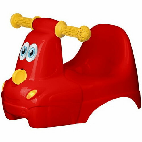 Горшок детский в форме игрушки Машинка Lapsi 420х285х265мм, цвет красный