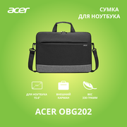 Сумка для ноутбука 15.6" Acer LS series OBG202 черный/серый полиэстер (ZL. BAGEE.002) (упак:20шт)