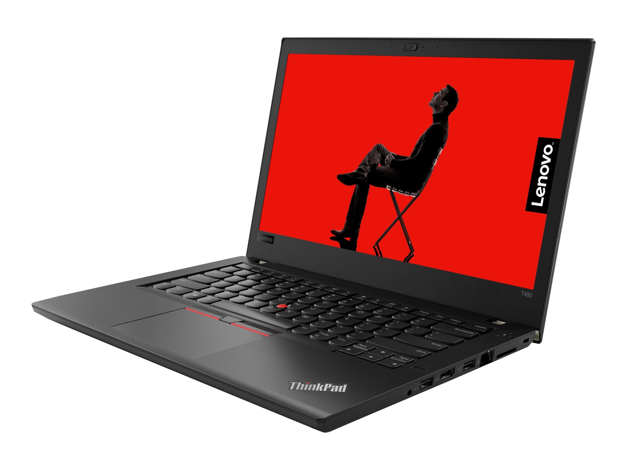 14" Ноутбук Lenovo ThinkPad T480 (Full HD, intel core i5-8250U (1.6-3.4 Ггц), RAM 8Гб, SSD 256Гб,) Windows 10 Pro