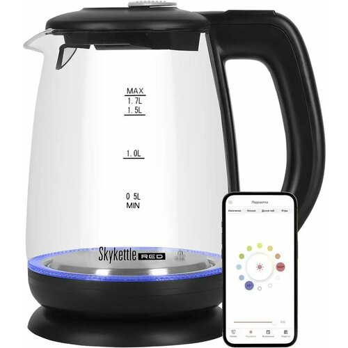 Чайник электрический RED solution RK-G212S SkyKettle, 2200Вт, черный