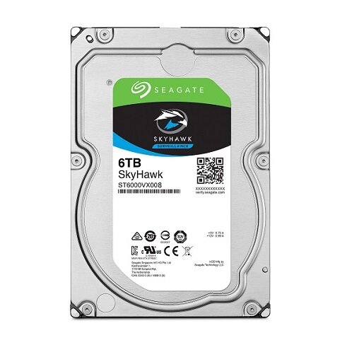 Жесткий диск (HDD) Seagate 6Tb SkyHawk 3.5" (ST6000VX008)