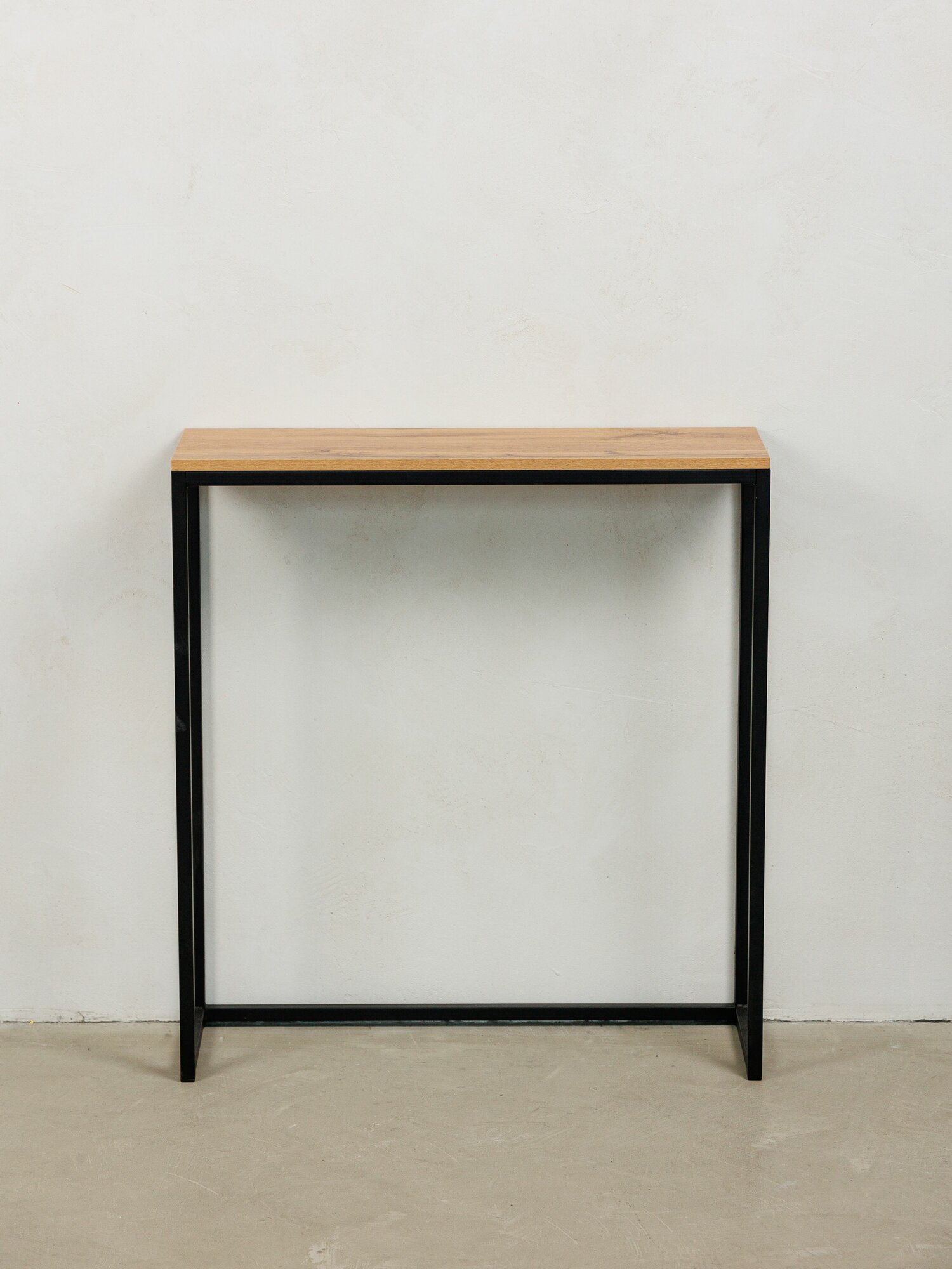 Консольный столик, Дуб Вотан, 85х80х25 см