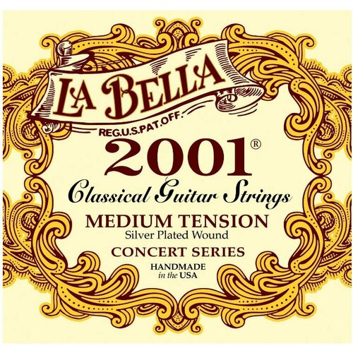 Струны для классической гитары LA BELLA 2001M