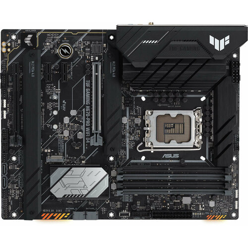 ASUS Материнская плата Asus TUF GAMING H670-PRO WIFI D4 Soc-1700 Intel H670 4xDDR4 ATX AC97 8ch71 25Gg RAIDHDMIDP TUF GAMING H670-PRO WIFI D4 2183000₽