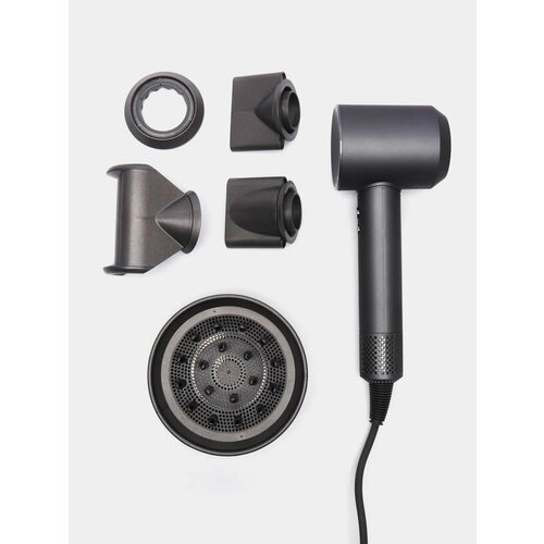 Профессиональный фен для волос с магнитными насадками серый Sonic HD08 300000₽