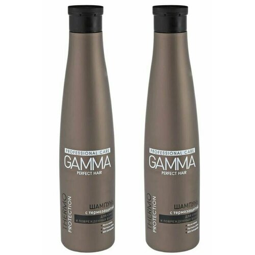 Gamma Шампунь с термозащитой Perfect Hair для сухих и поврежденных волос 357 мл 2 шт 876₽