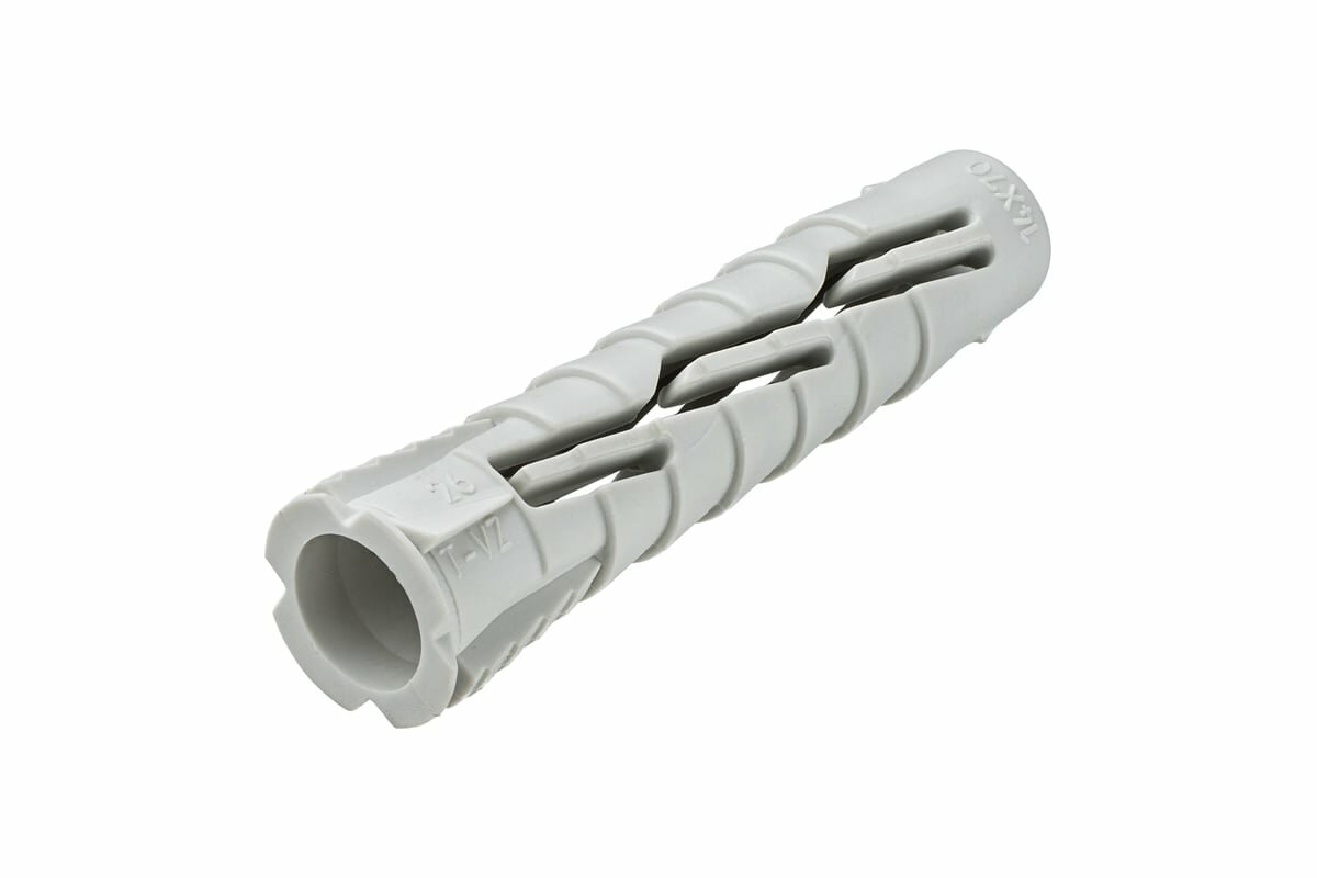 дюбель универсальный vz нейлон 5x25 (20 шт) -пакет tecfi - фото №2