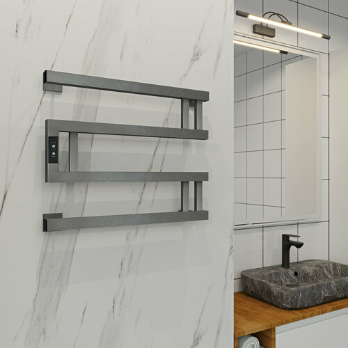 Полотенцесушитель электрический Indigo Muza graphite metallic DGM40-50GFMRt