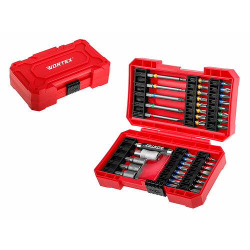 Набор бит и насадок для шуруповерта WORTEX BS 42 предмета 1335578 2410₽