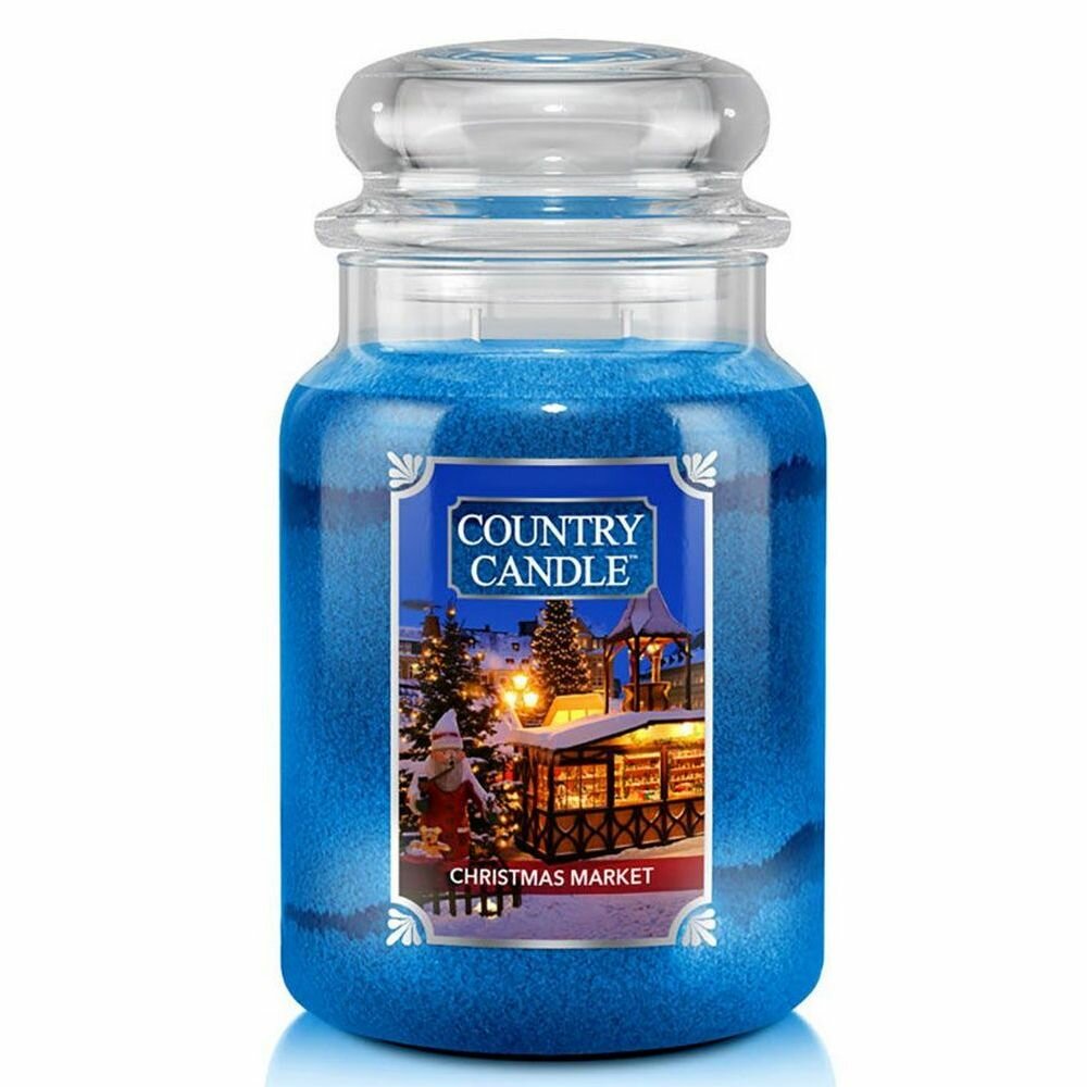 Country Candle/ Свеча большая Рождественская ярмарка / Christmas Market 652гр.110-150 часов