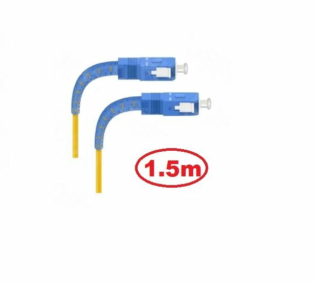 Патч-корд оптический simplex SC/UPC SM 1.5m 1 шт