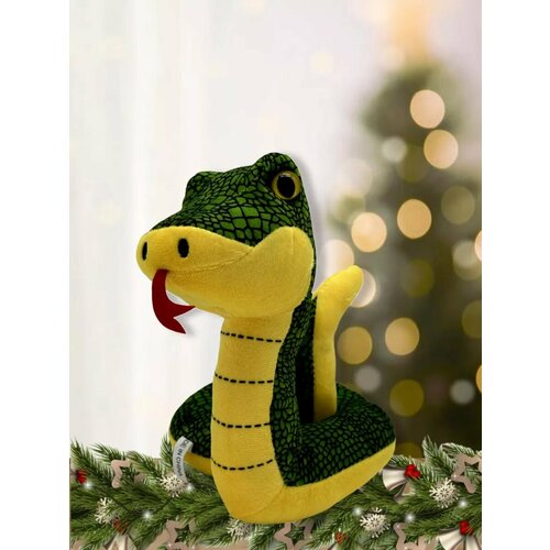 Мягкая игрушка Змея символ года 2025 велюр плюш 499₽