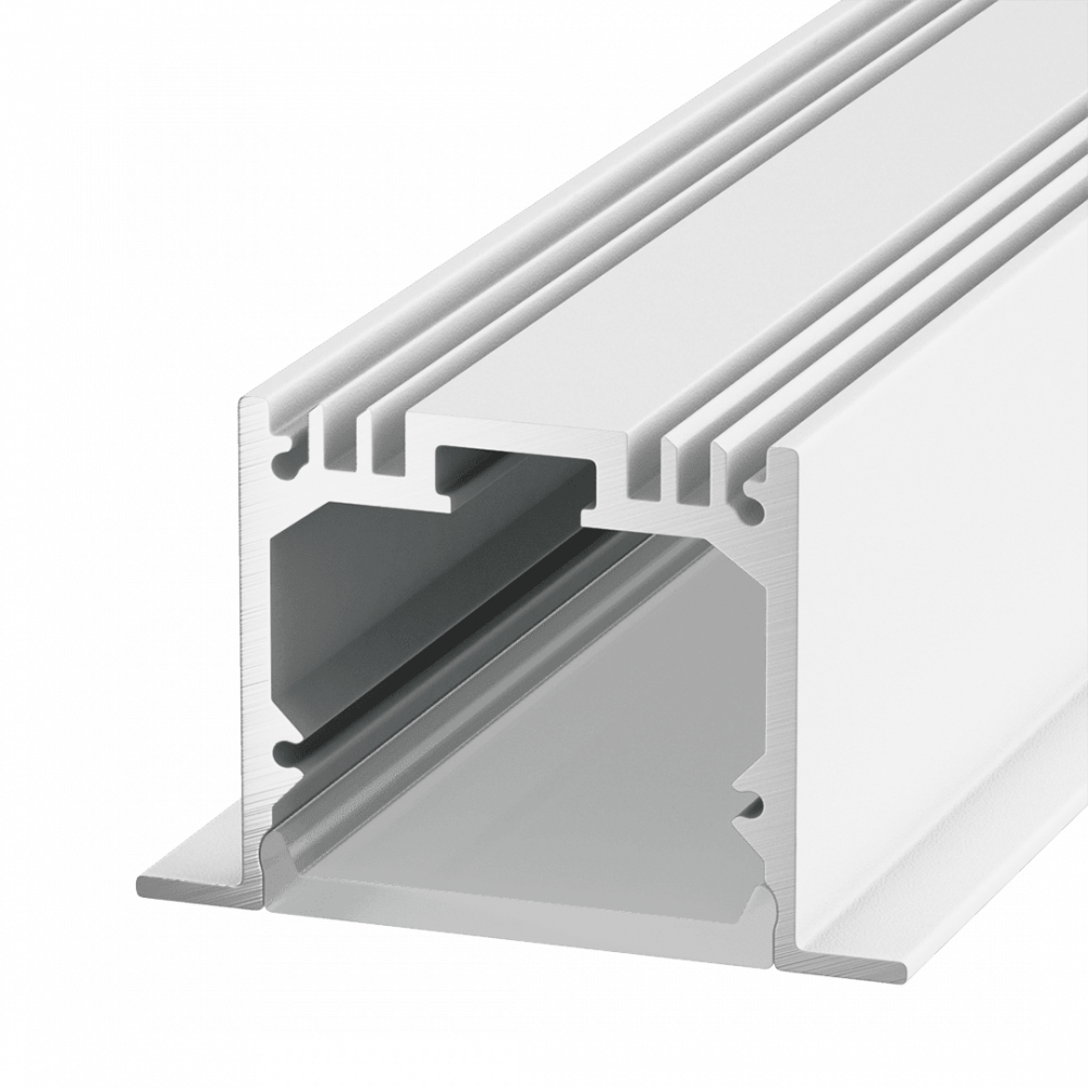 Алюминиевый профиль Design LED LE 4932, 2500 мм, белый LE.4932-W-R DesignLed - фото №1