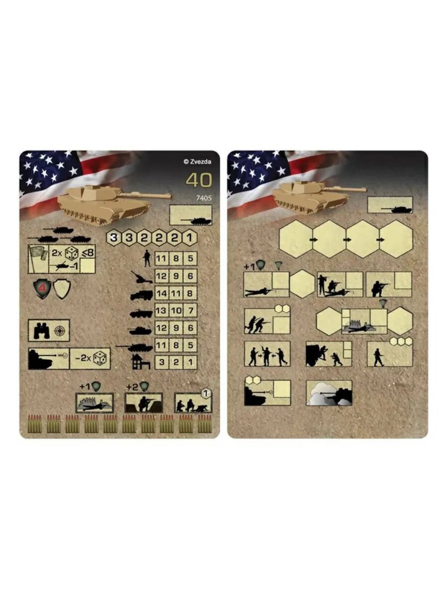 Американский осн. боевой танк Абрамс М1А1 7405 — фото 1