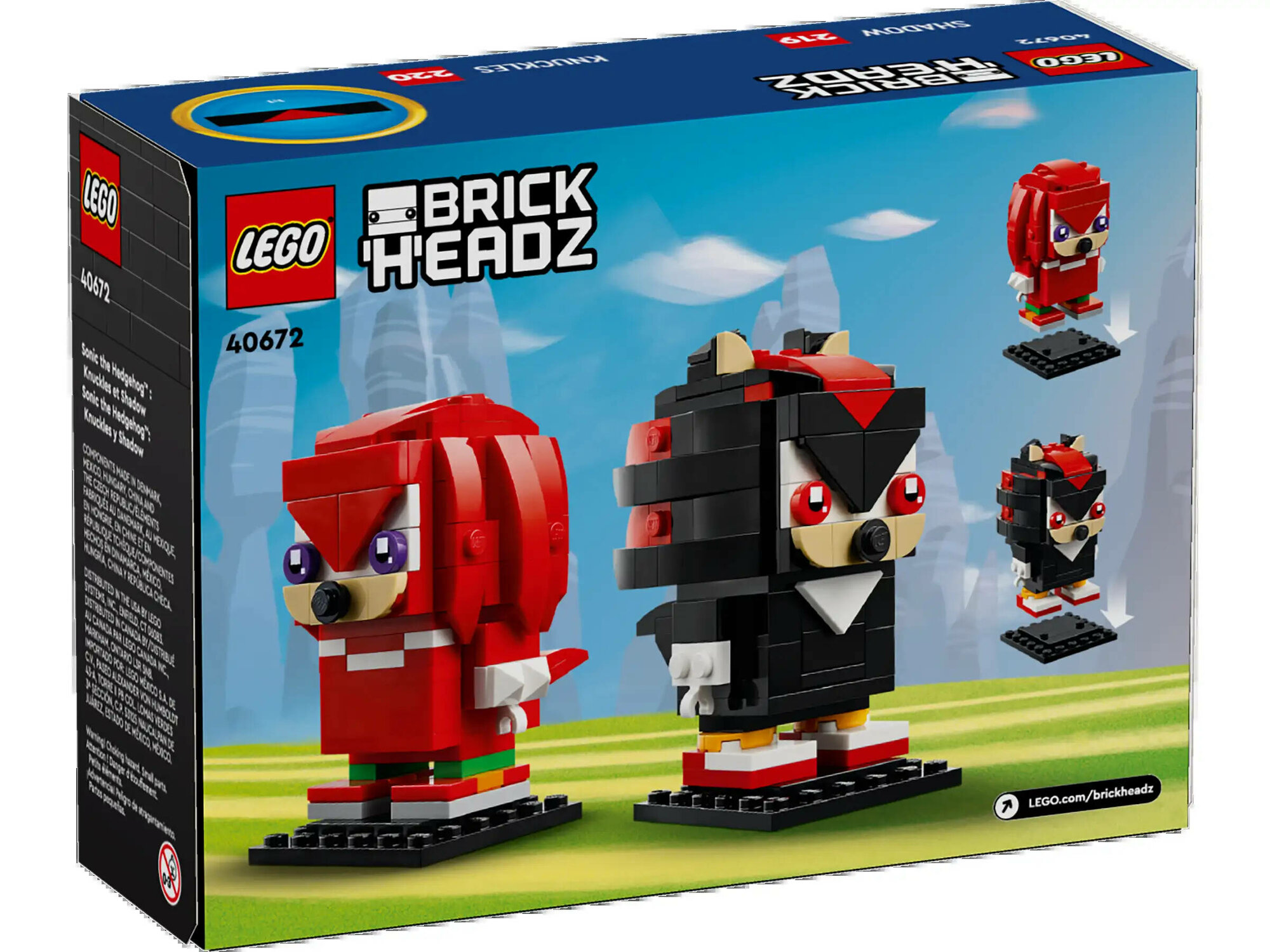 LEGO BrickHeadz 40672 Наклз и Шэдоу — фото 1