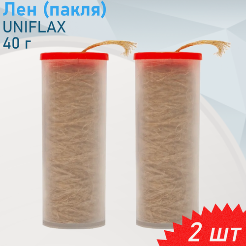 Изображение товара Лен пакля туба UNIFLAX 40гр, 2 шт