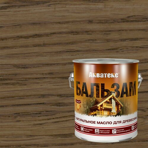 Изображение товара Масло натуральное для древесины Акватекс-Бальзам (2,2л) дуб