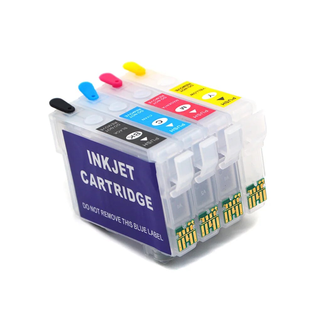 4 шт. 288 288XL сменный картридж с одноразовым чипом для Epson Expression Home XP-446 XP-430 XP-330 XP-340 XP-440 XP-434, with syringe