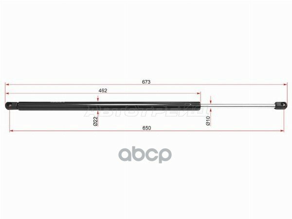 Амортизатор Крышки Багажника Ford Explorer 10-16 (Справа) Sat арт. ST-BB5Z-78406A10-A