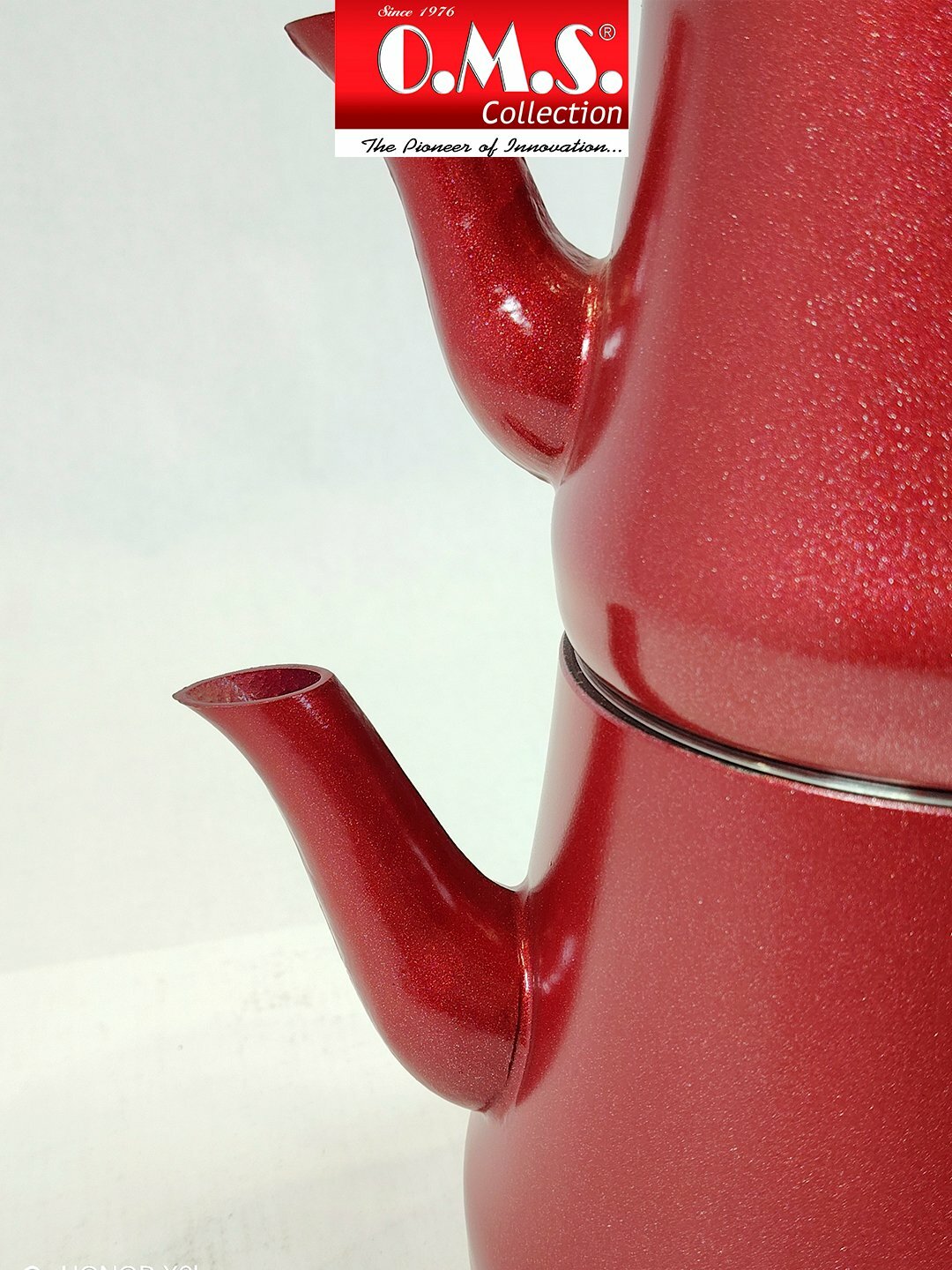 Чайник O.M.S. 8200-L, XL, Алый — фото 1