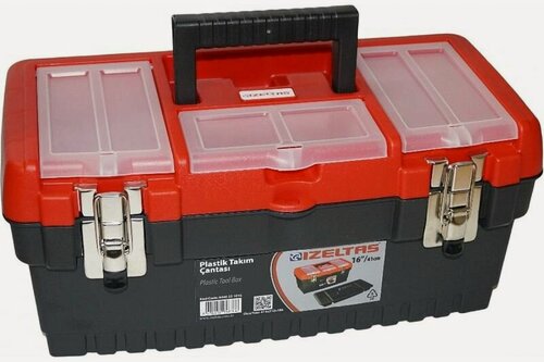 Изображение товара Ящик пластиковый для инструментов 16" 413х212х186 (yeni), IZELTAS, 8440331016, 14000004138