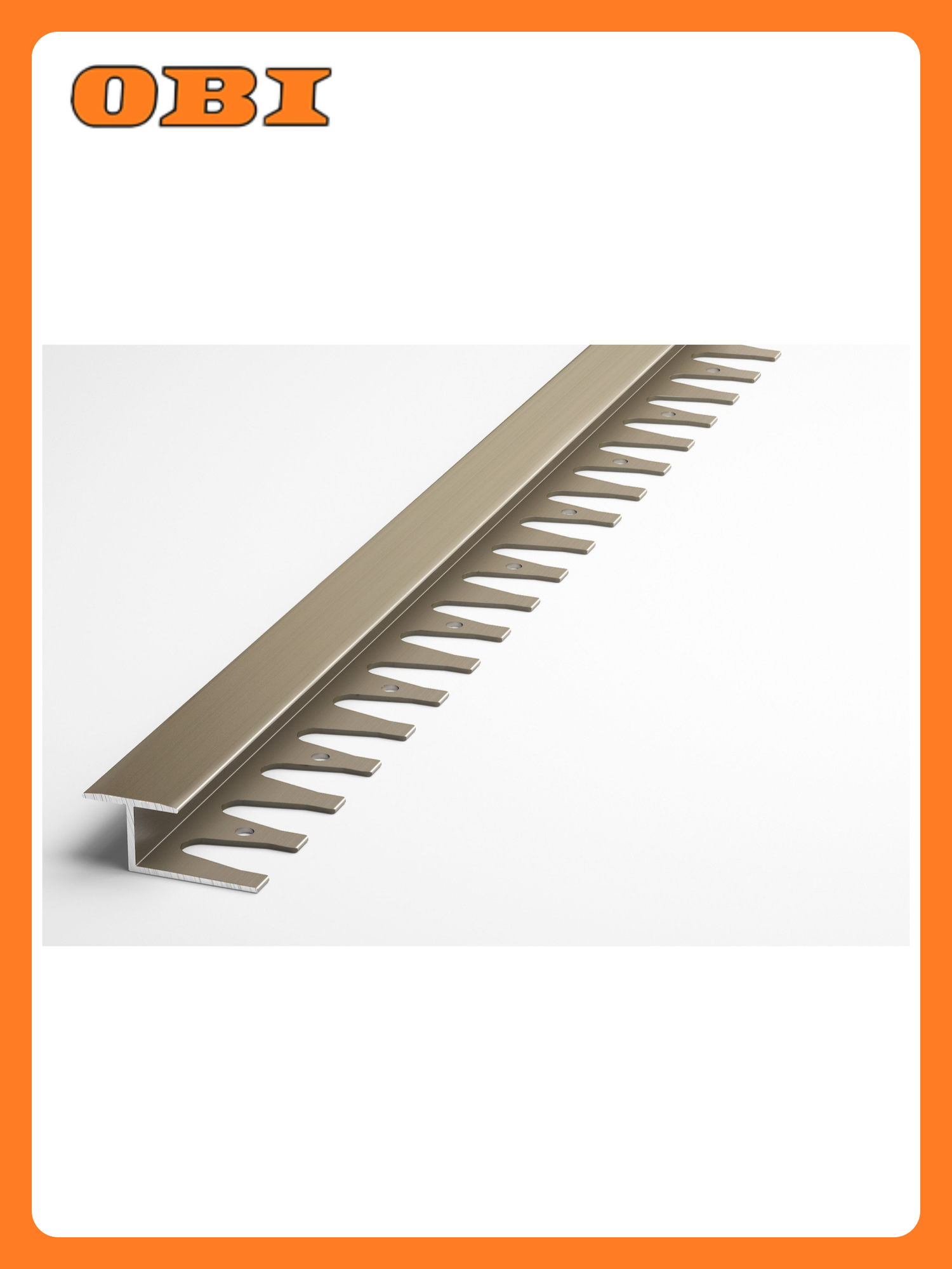 Профиль Лука алюминиевый гнущийся Т-образный 2700x16x10 мм 1шт