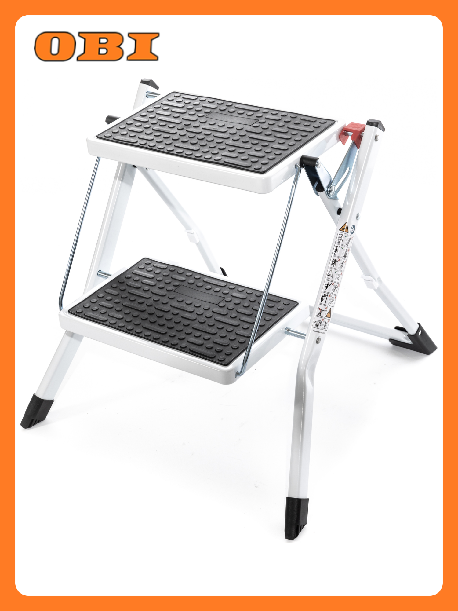 Стремянка ZALGER MINI сталь складная максимальная нагрузка 150кг