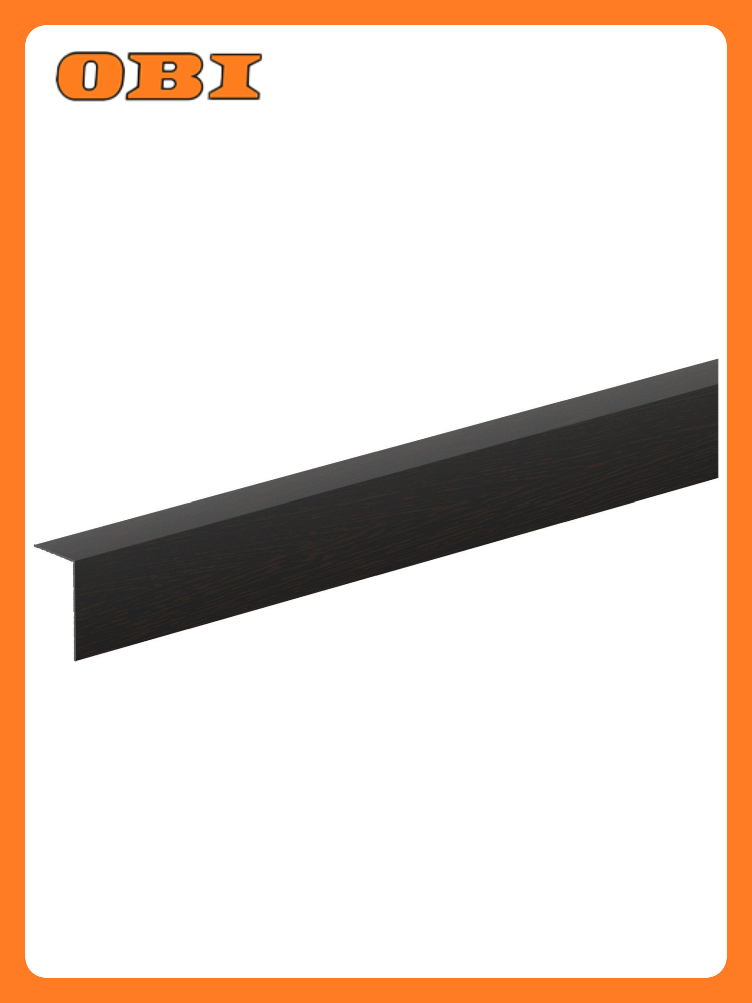 Угол арочный ПВХ идеал 301 венге 20Х12Х2700ММ