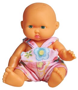 Фото Пупс Lovely baby doll в комбинезоне, 12.5 см, XM629/3