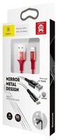 Кабель Baseus Shining Cable with Jet metal USB - Lightning (CALSY) 1 м red