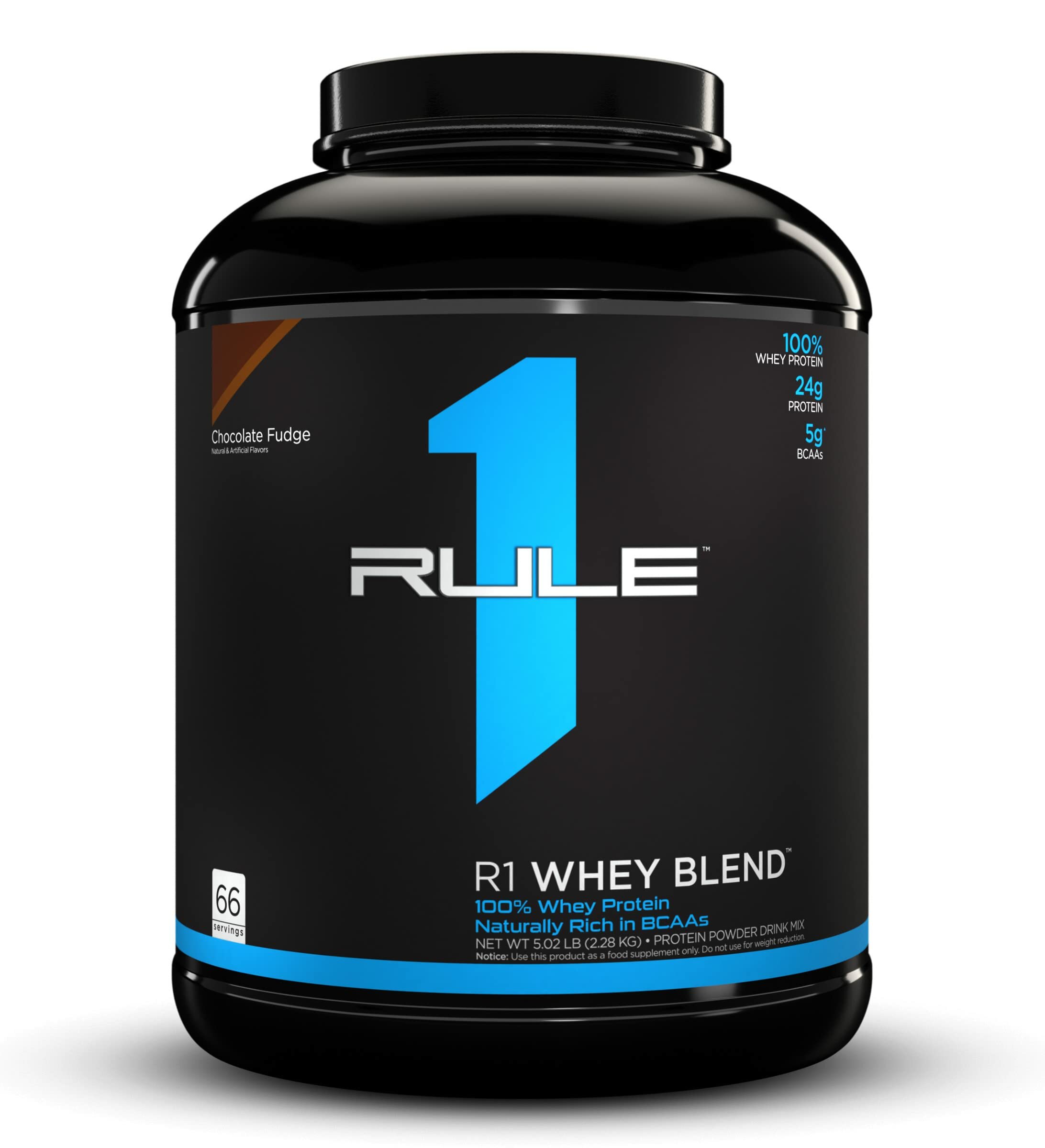 RULE ONE Whey Blend Синий, 66 порций, 2280 г (Chocolate Fudge)