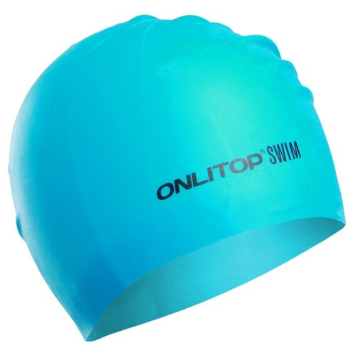 фото Шапочка для плавания onlitop swim 3867721 / 3867722 / 3867723 / 3867689 синий 54-60 см.