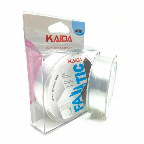 Леска монофильная Kaida Fanatic 100 м 0,20 мм леска kaida fanatic 0 40 mm 18 07 kg 100m 39 84 lb прозрачная