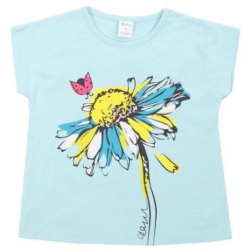 фото Футболка v-baby, размер 98, голубой