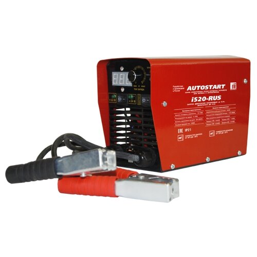 Пуско-зарядное устройство BestWeld Autostart i520-RUS красный